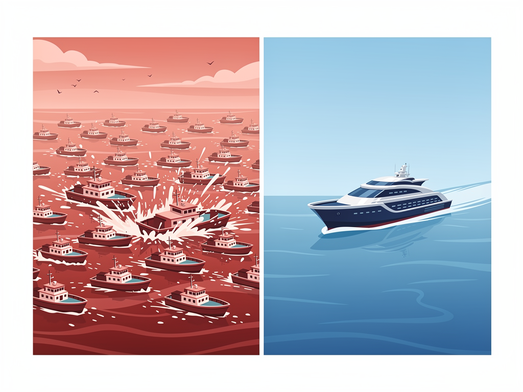 Red vs. Blue Oceans