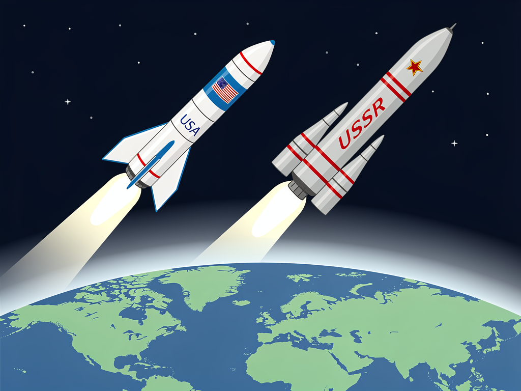 Rivals Reach for Space